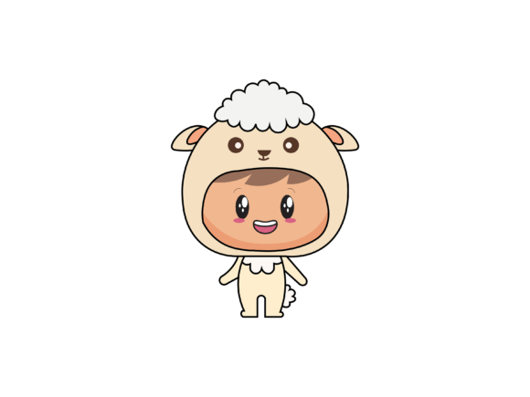 Adorable Sheep Kawaii Illustrations for Creative Projects