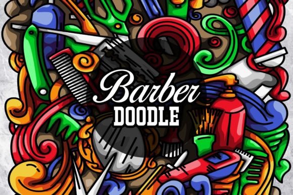 Barber Doodle Illustrations: Crafting a Unique Brand Voice