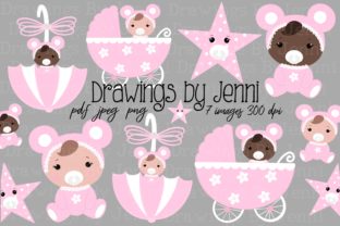 Charming Baby Girl Illustrations: A Creative Asset Guide