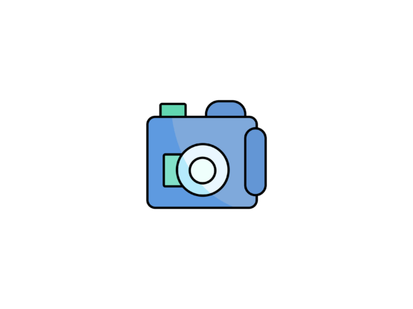 Charming Holiday Camera Illustrations for Creative Projects