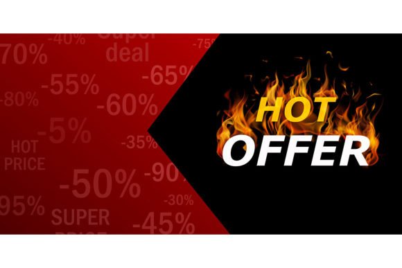 Ignite Your Campaigns with Hot Sale Offer Illustrations