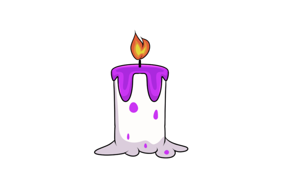 Illuminate Your Designs with Magic Candle Illustrations