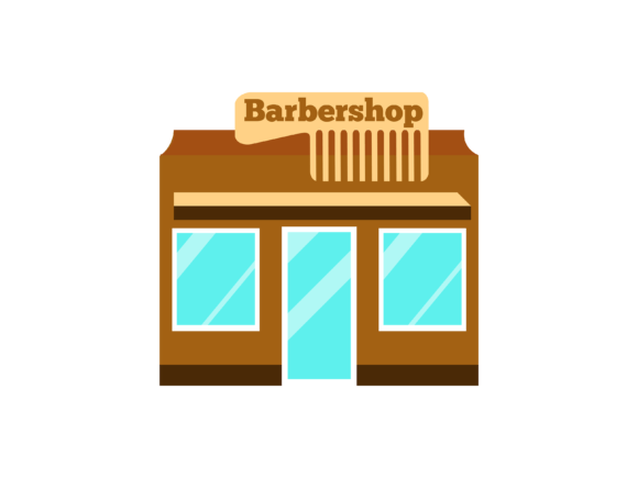 Isometric Barbershop Store Illustrations: A Complete Design Asset