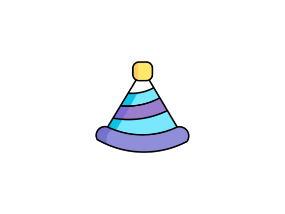 Unwrapping Creativity with Birthday Hat Illustrations