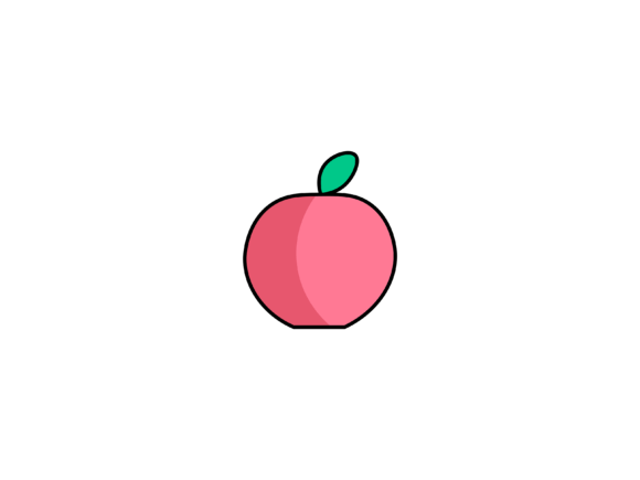 Vegetarian Apple Illustrations: Fresh Design for Every Project